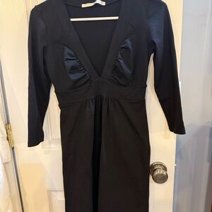 Susana Monaco Black Long Sleeve Dress